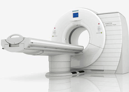 Image: The Somatom Definition Flash dual-source CT scanner (Photo courtesy of Siemens Healthcare).